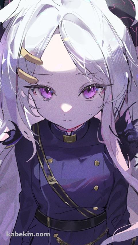 こちらを見つめる空崎ヒナ / ブルーアーカイブのAndroidの壁紙(480px x 854px) スマホ用