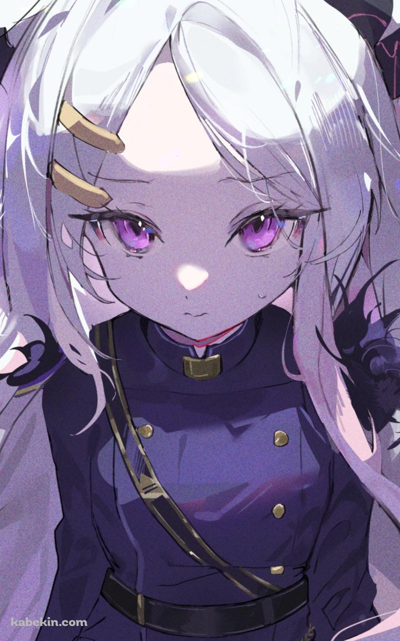 こちらを見つめる空崎ヒナ / ブルーアーカイブのAndroidの壁紙(800px x 1280px) スマホ用