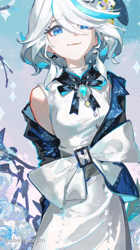こちらに微笑むフリーナ / 原神のAndroidの壁紙(540px x 960px) スマホ用