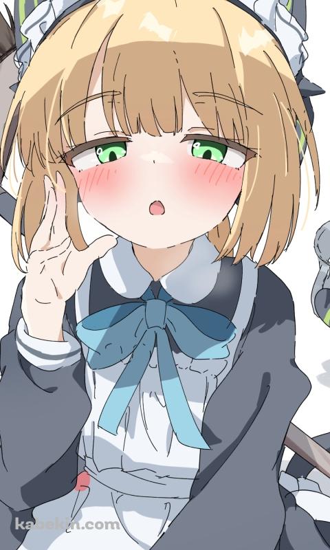 掃除道具と才羽ミドリ / ブルーアーカイブのAndroidの壁紙(480px x 800px) スマホ用