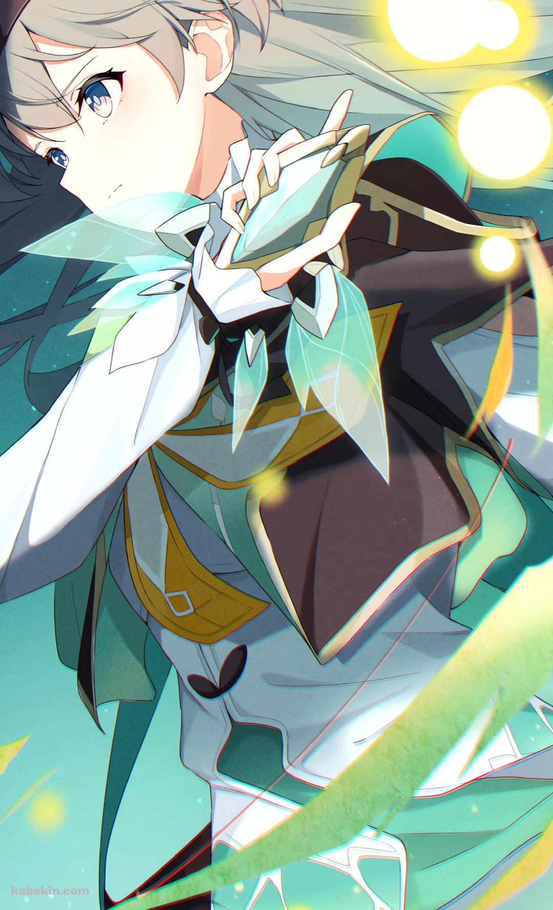 緑の衣装をまとった可愛いホタル / 崩壊:スターレイルのAndroidの壁紙(1080px x 1776px) スマホ用