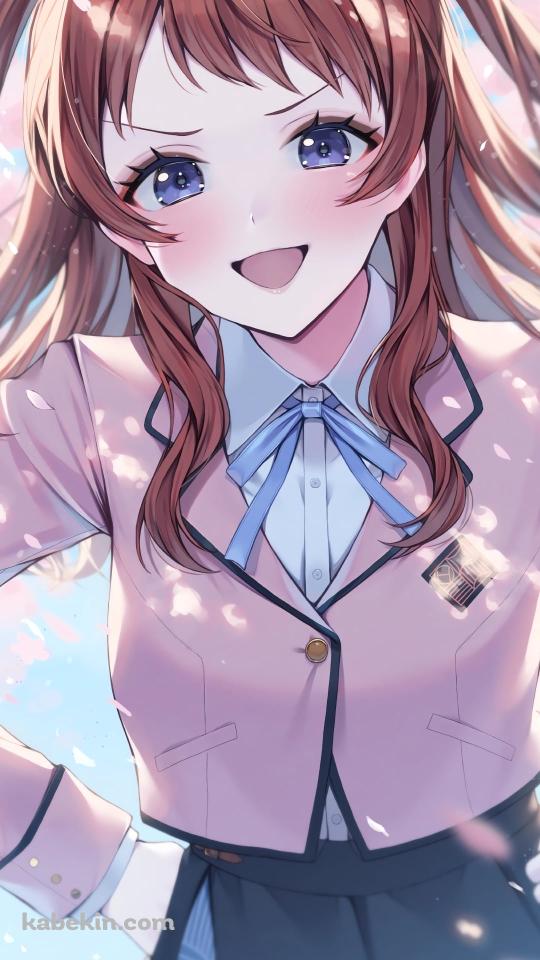 腰に手をあてる花海咲季 / アイドルマスターのAndroidの壁紙(540px x 960px) スマホ用