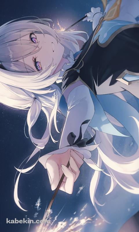 線香花火を持つホタル / 崩壊:スターレイルのAndroidの壁紙(480px x 800px) スマホ用