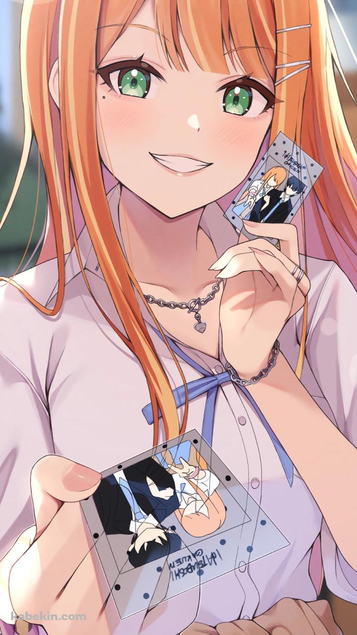 笑顔で写真を渡す紫雲清夏 / アイドルマスターのAndroidの壁紙(720px x 1280px) スマホ用