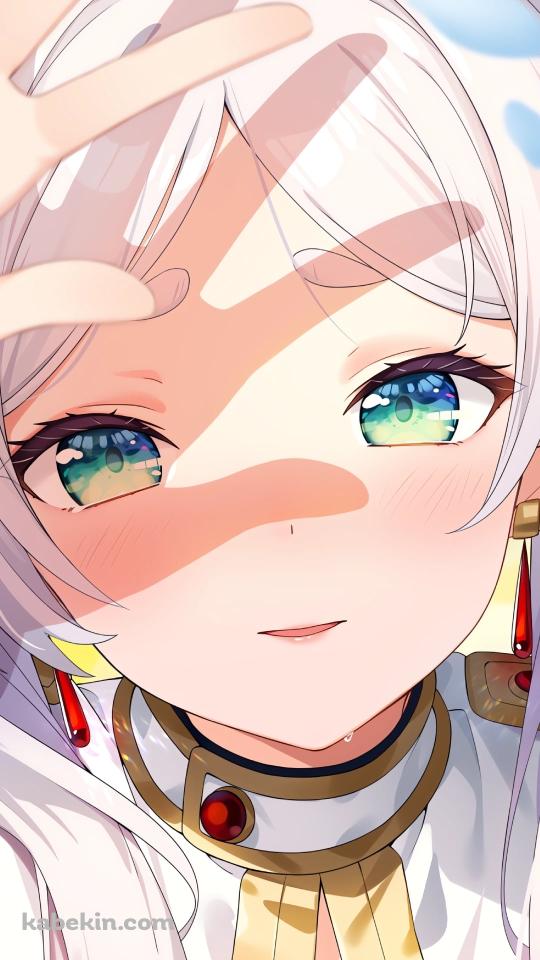手をかざす可愛いフリーレン / 葬送のフリーレンのAndroidの壁紙(540px x 960px) スマホ用