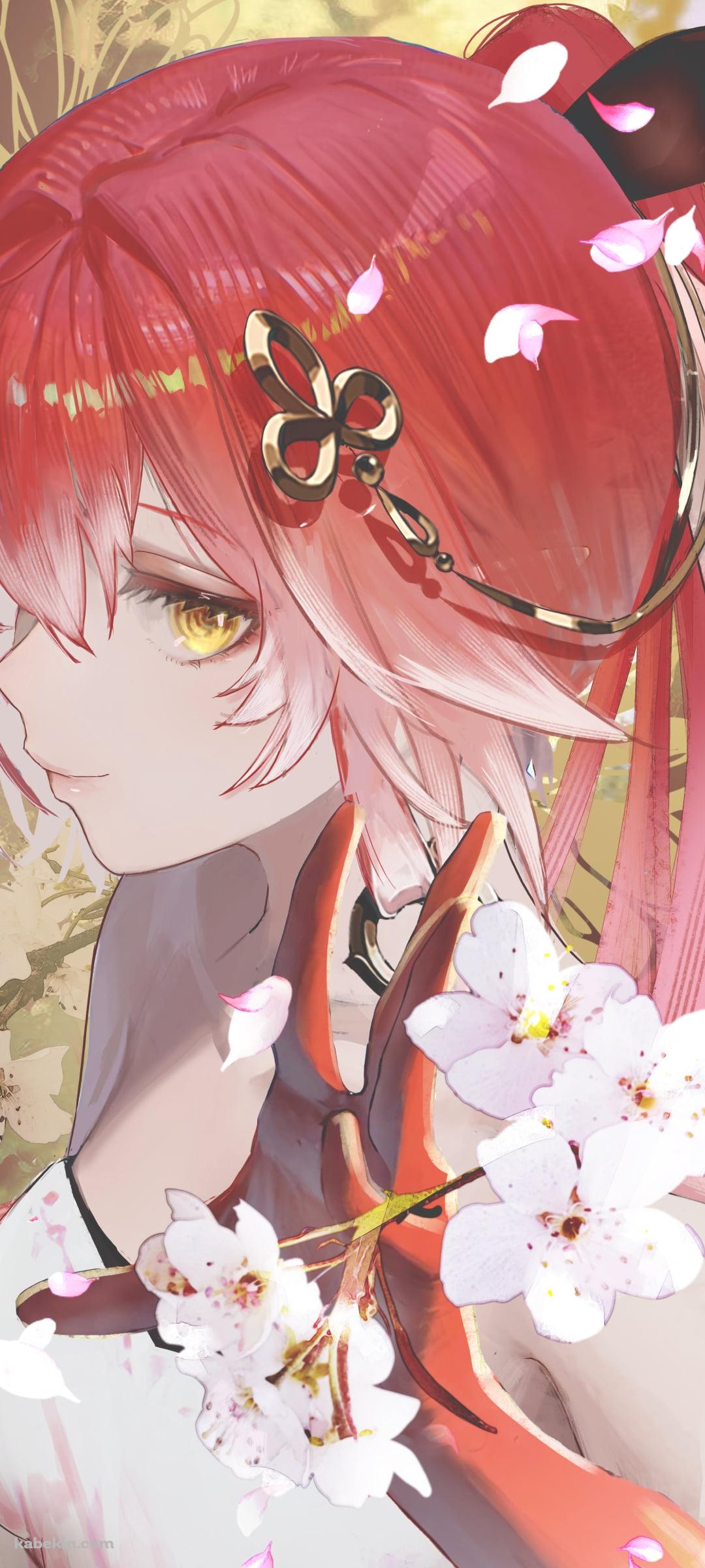 桜の花と長離 / 鳴潮のAndroidの壁紙(1080px x 2400px) スマホ用