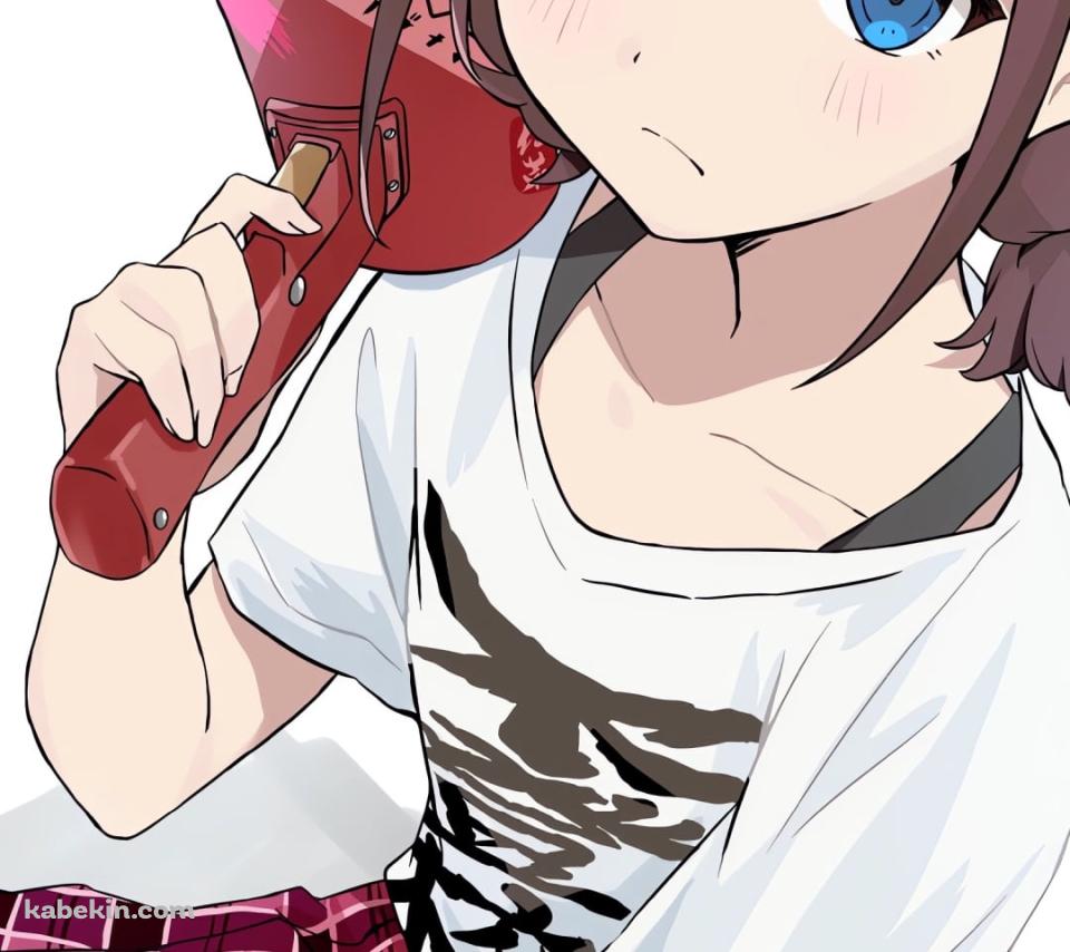 赤い拡声器を持つ井芹仁菜 / ガールズバンドクライのAndroidの壁紙(960px x 854px) スマホ用