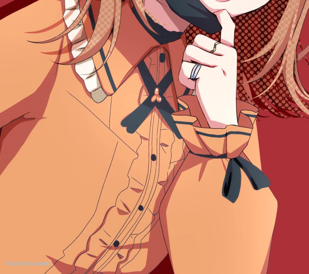 黒いマスクを下げる花里みのり / ヴァンパイア / ボーカロイド / プロセカのAndroidの壁紙(1080px x 960px) スマホ用