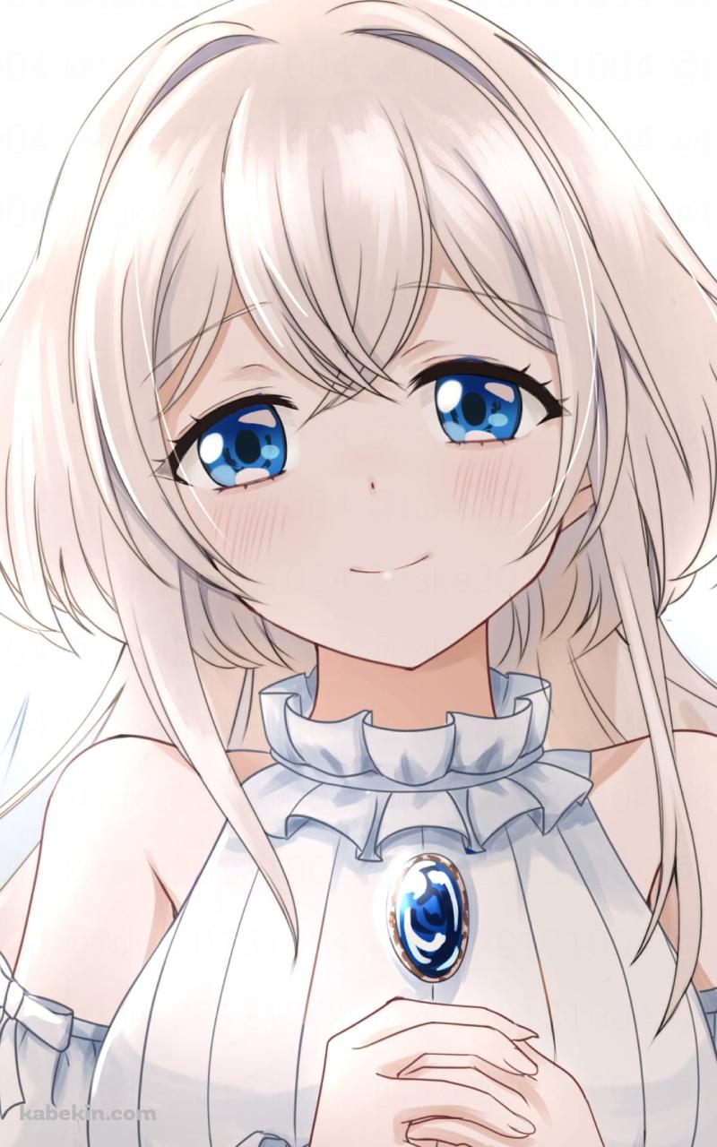 胸元で手を握るとわ(天使つき) / ワンルーム、日当たり普通、天使つき。のAndroidの壁紙(800px x 1280px) スマホ用