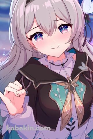 指切りげんまんをするホタル / 崩壊:スターレイルのAndroidの壁紙(320px x 480px) スマホ用