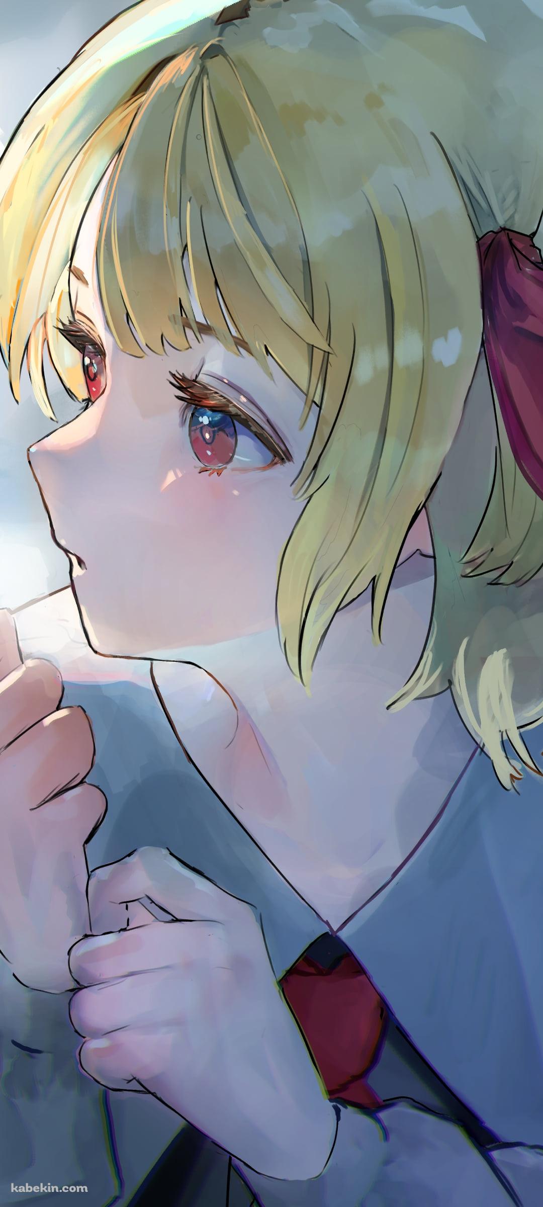 横を見るルーミア / 東方のAndroidの壁紙(1080px x 2400px) スマホ用
