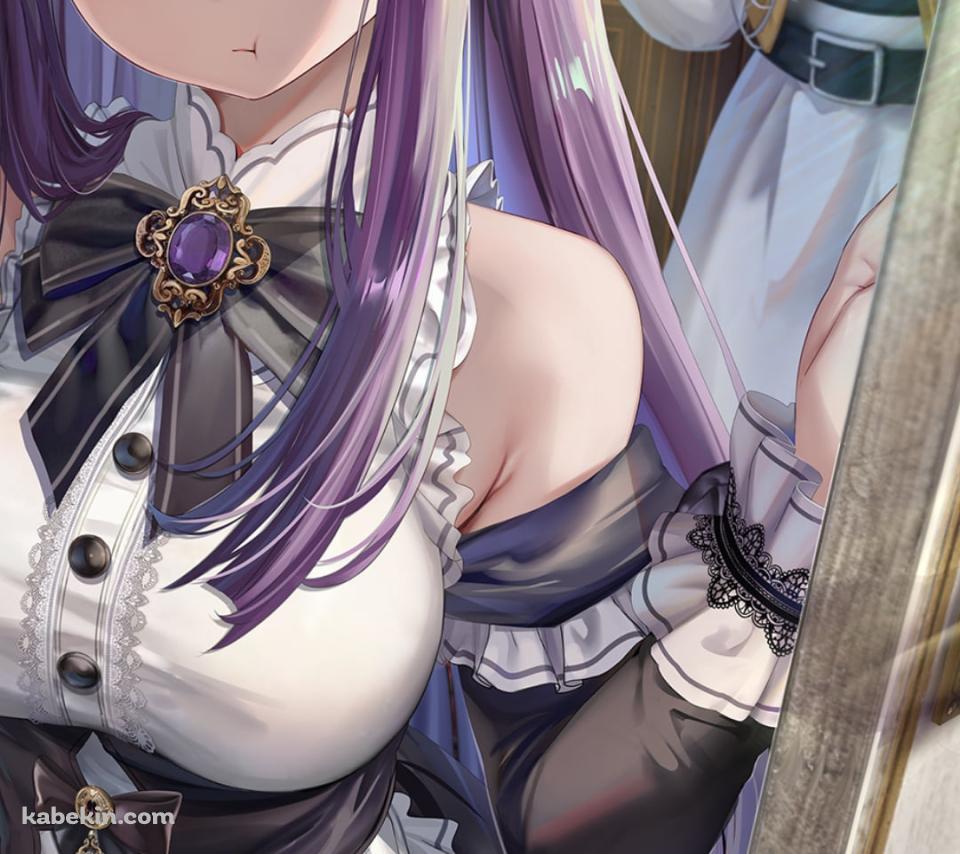 メイド姿のフェルン / グッドポーズをするフリーレン / 葬送のフリーレンのAndroidの壁紙(960px x 854px) スマホ用