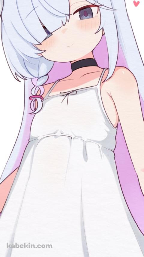 スカートの裾を持つプラナ / ブルーアーカイブのAndroidの壁紙(480px x 854px) スマホ用