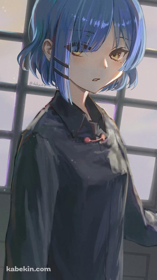 黒い服を着た山田リョウ / ぼっち・ざ・ろっく!のAndroidの壁紙(540px x 960px) スマホ用
