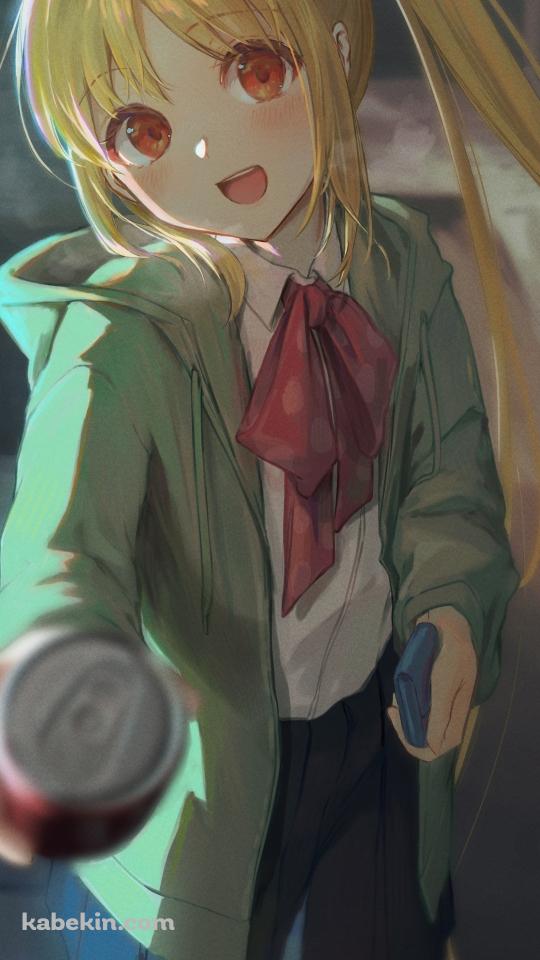 缶ジュースを差し出す伊地知虹夏 / ぼっち・ざ・ろっく!のAndroidの壁紙(540px x 960px) スマホ用
