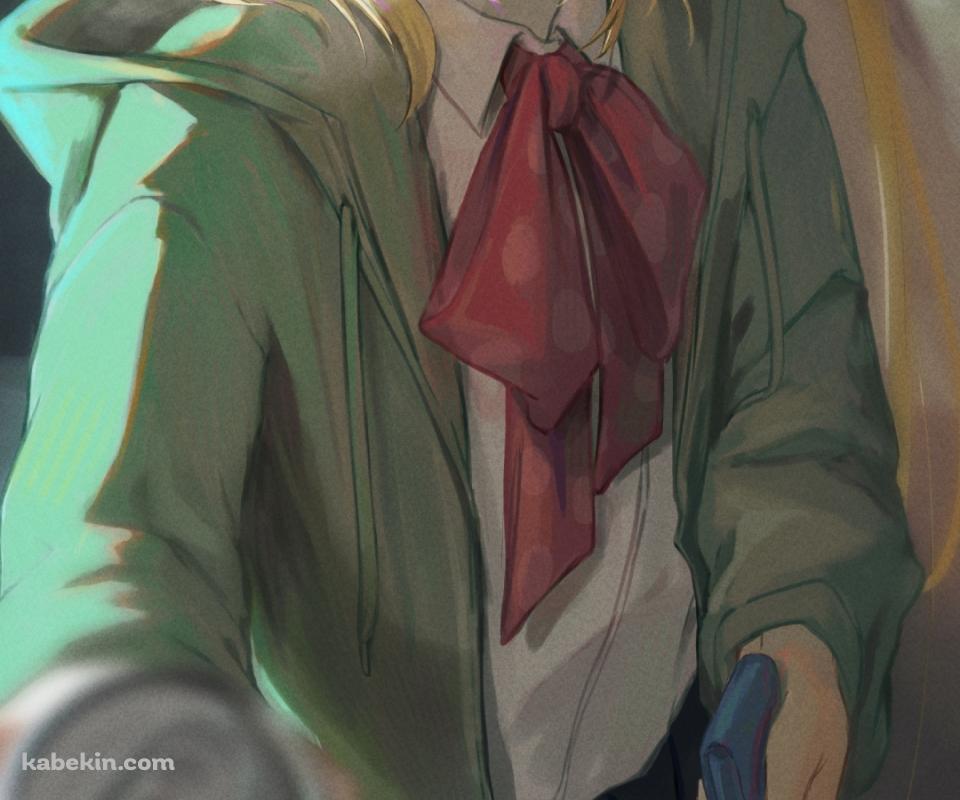 缶ジュースを差し出す伊地知虹夏 / ぼっち・ざ・ろっく!のAndroidの壁紙(960px x 800px) スマホ用