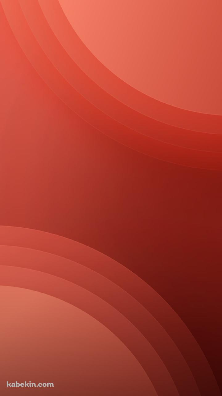 シンプルな赤いグラデーション / 楕円のAndroidの壁紙(720px x 1280px) スマホ用