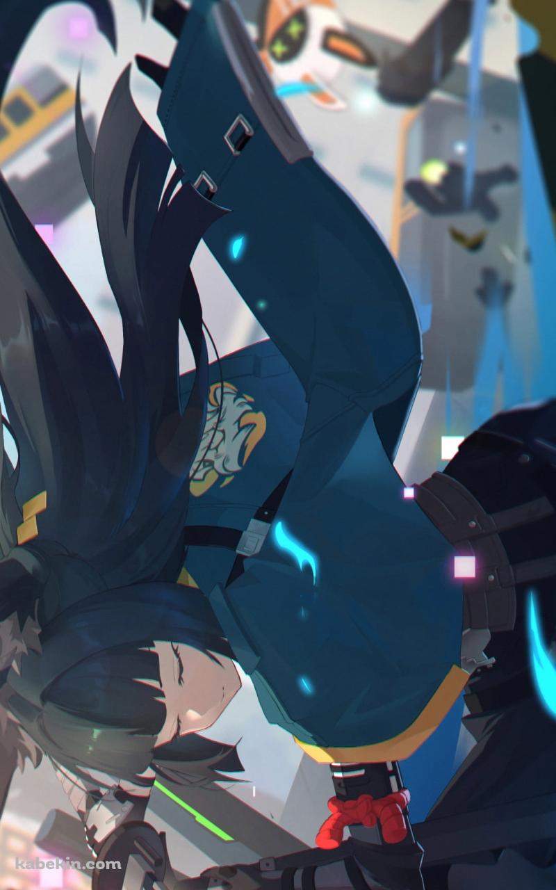 刀で一閃する星見雅 / ゼンレスゾーンゼロのAndroidの壁紙(800px x 1280px) スマホ用