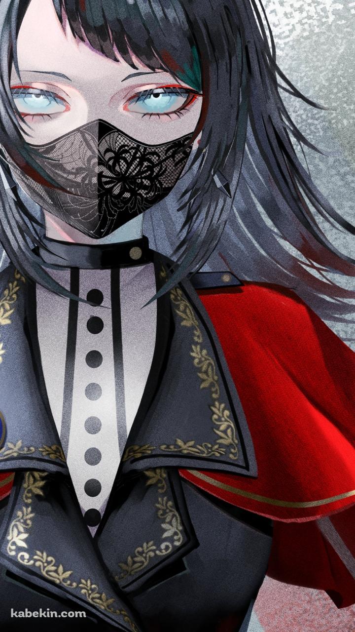 黒いマスクをした八幡 海鈴 / バンドリ！のAndroidの壁紙(720px x 1280px) スマホ用