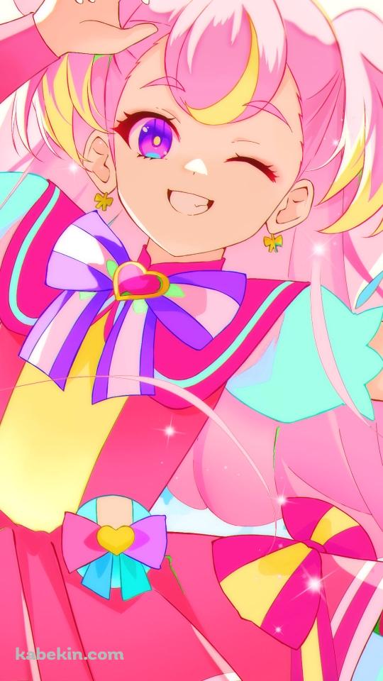ジャンプする犬飼こむぎ / キュアワンダフル / わんだふるぷりきゅあ!のAndroidの壁紙(540px x 960px) スマホ用