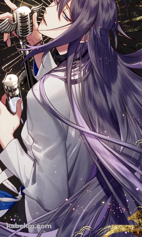 マイクで歌を唄う神宮寺寂雷 / ヒピノシスマイクのAndroidの壁紙(480px x 800px) スマホ用