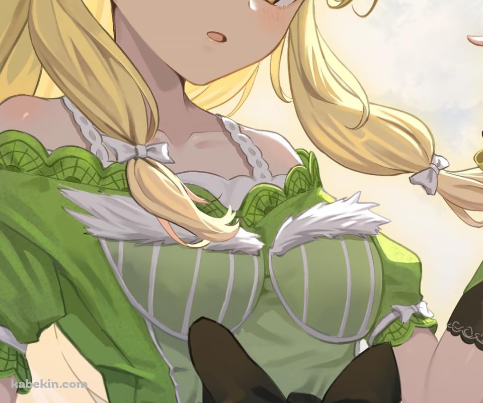 黄色い蝶とアーシャ・アルトゥール / アーシャのアトリエのAndroidの壁紙(960px x 800px) スマホ用