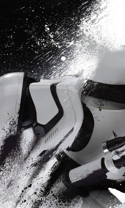 白と黒のストームトルーパー / スターウォーズのAndroidの壁紙(480px x 800px) スマホ用