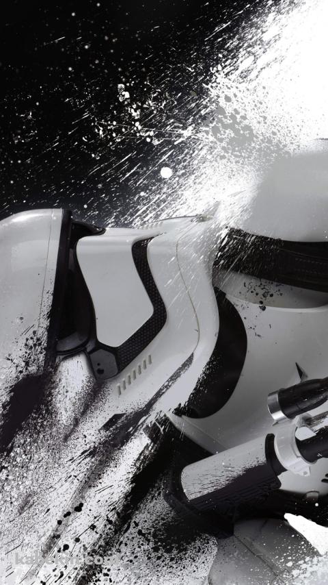 白と黒のストームトルーパー / スターウォーズのAndroidの壁紙(480px x 854px) スマホ用