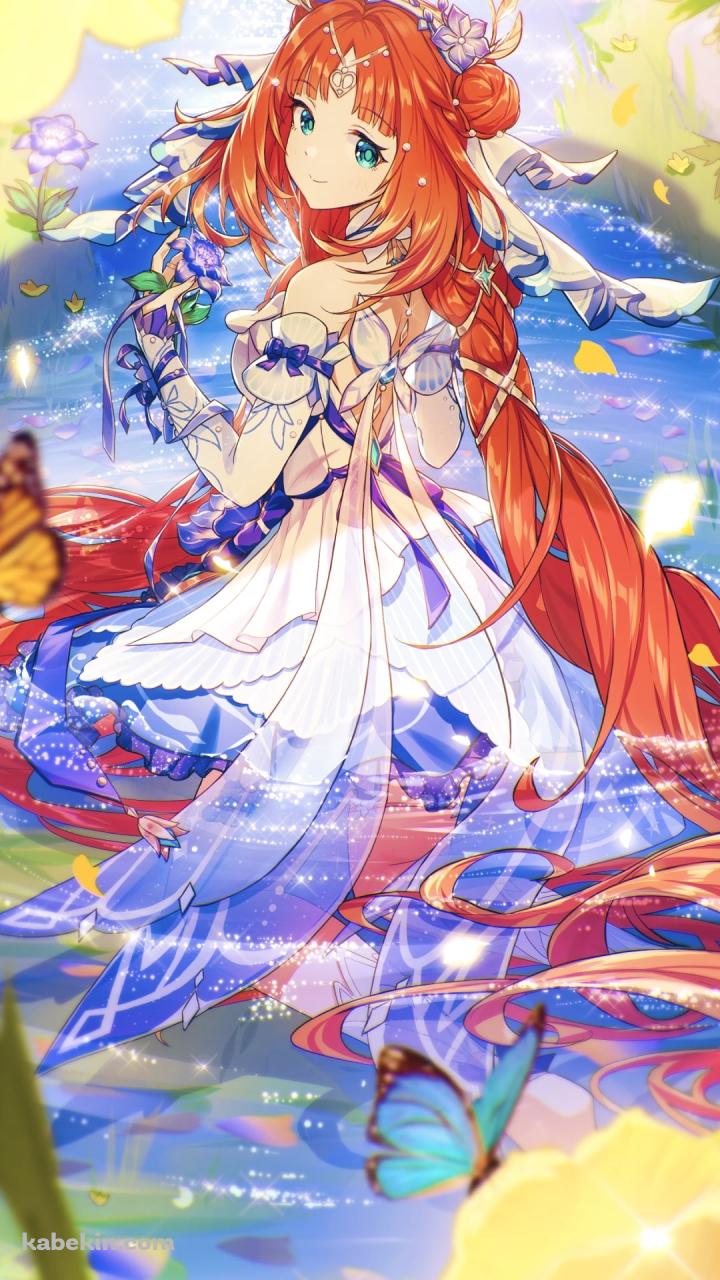 湖に浸かるニィロウ / 可愛い / 原神のAndroidの壁紙(720px x 1280px) スマホ用