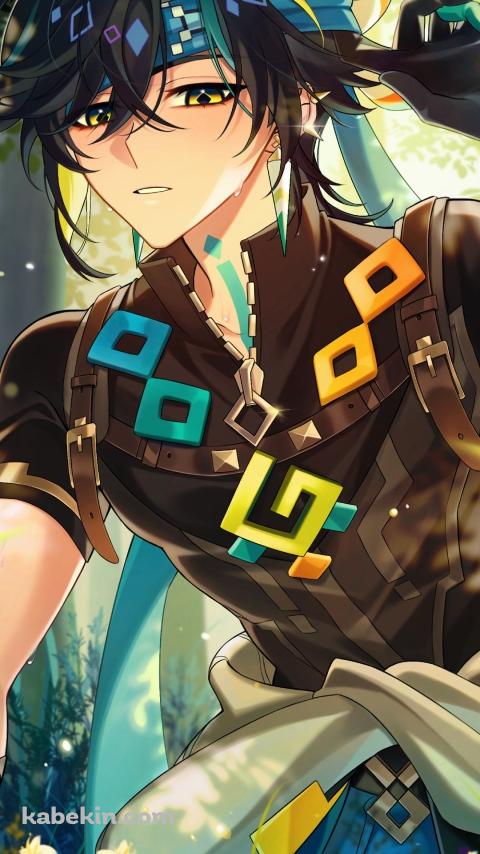 こちらを見つめるキィニチ / 原神のAndroidの壁紙(480px x 854px) スマホ用