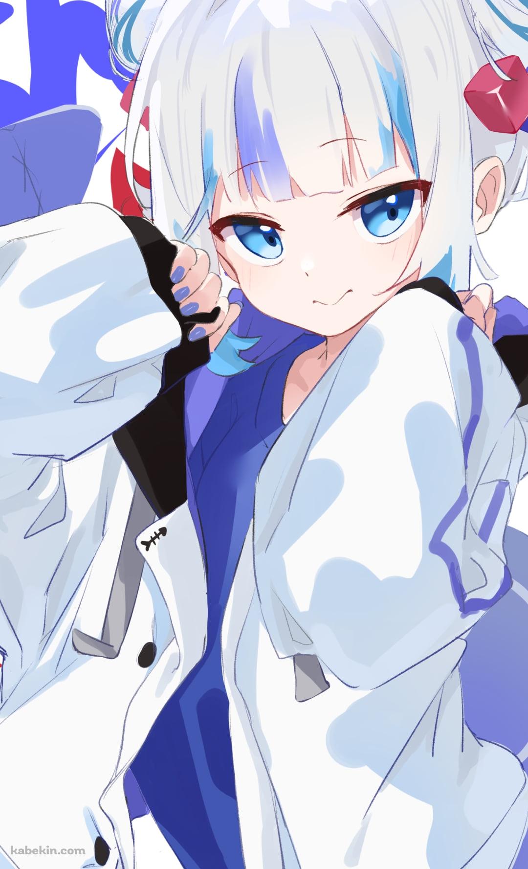 お団子ヘアーのがうる・ぐら / バーチャルYouTuber / ホロライブのAndroidの壁紙(1080px x 1776px) スマホ用