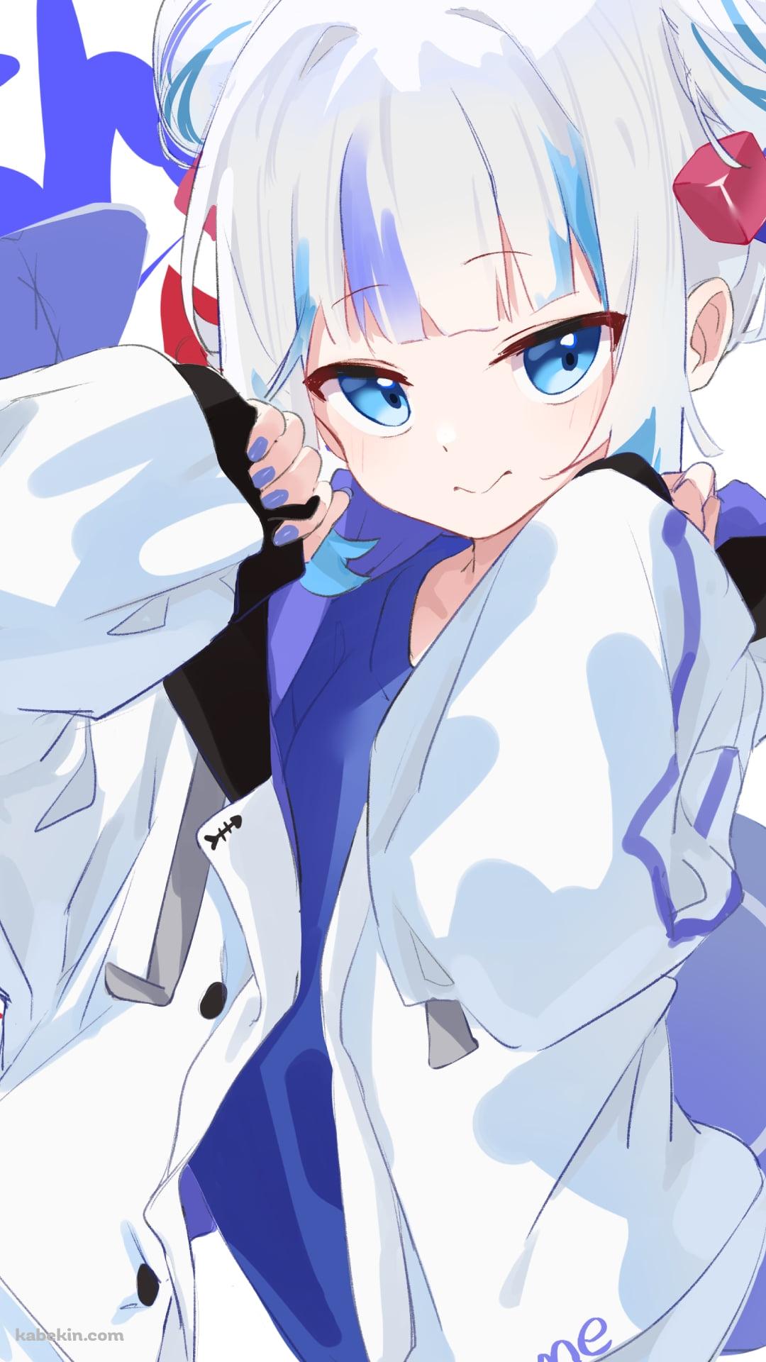 お団子ヘアーのがうる・ぐら / バーチャルYouTuber / ホロライブのAndroidの壁紙(1080px x 1920px) スマホ用