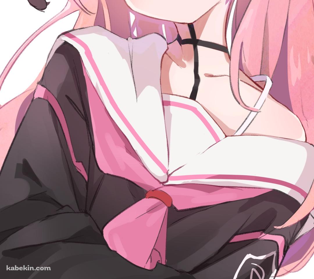 腕組みする可愛い下江コハル / ブルーアーカイブのAndroidの壁紙(1080px x 960px) スマホ用