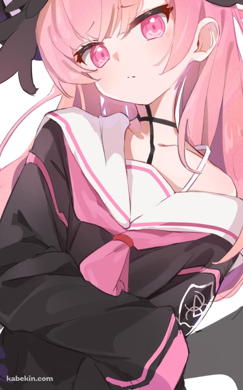 腕組みする可愛い下江コハル / ブルーアーカイブのAndroidの壁紙(800px x 1280px) スマホ用