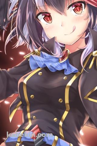 ピストルを持つ鬼人正邪 / 東方のAndroidの壁紙(320px x 480px) スマホ用