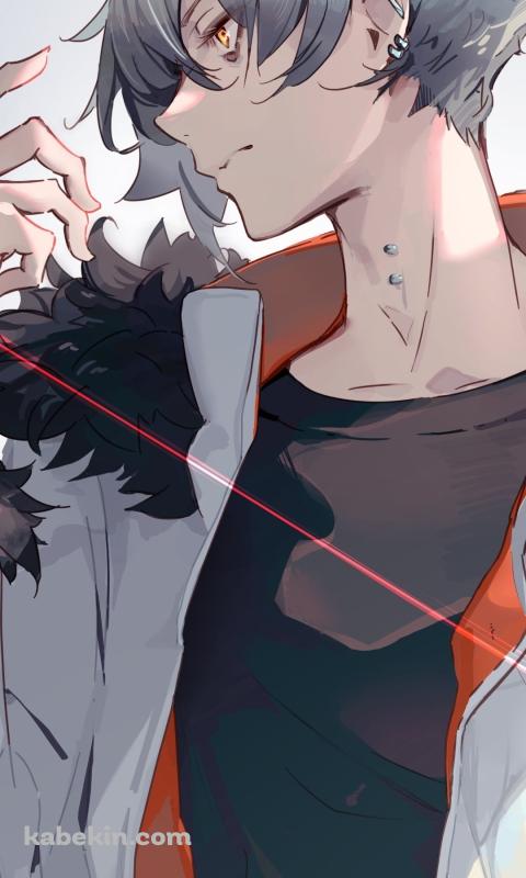 右手をかざすカドック・ゼムルプス / FateのAndroidの壁紙(480px x 800px) スマホ用