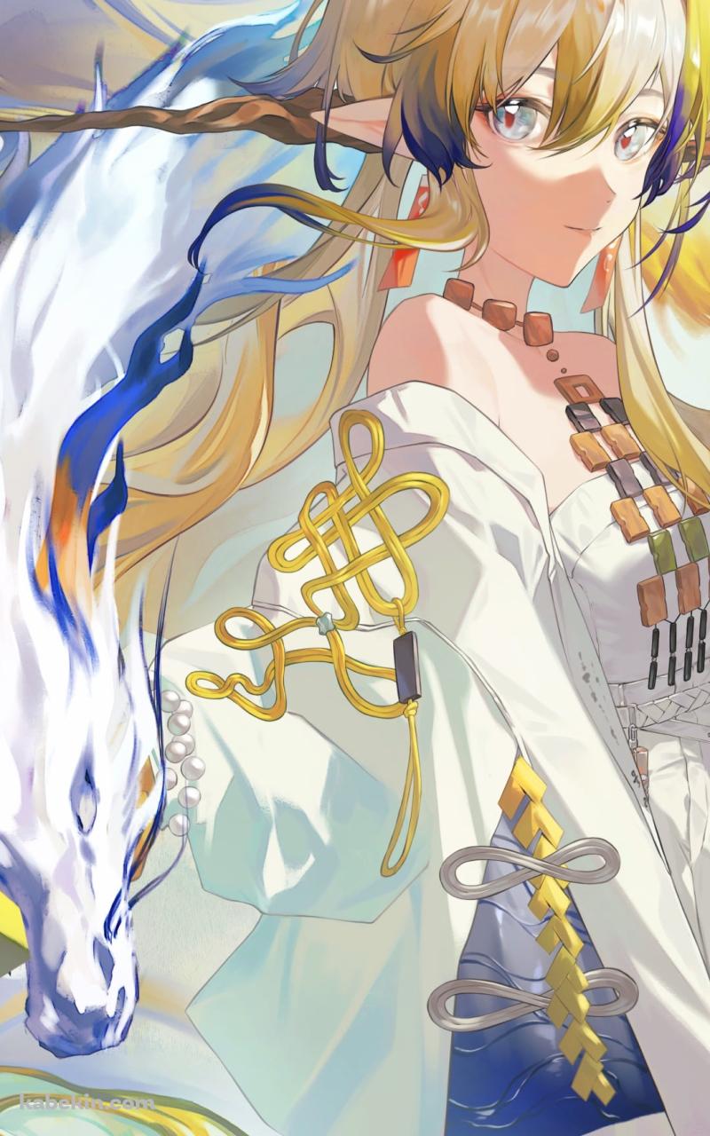 ドラゴンとスー / アークナイツのAndroidの壁紙(800px x 1280px) スマホ用