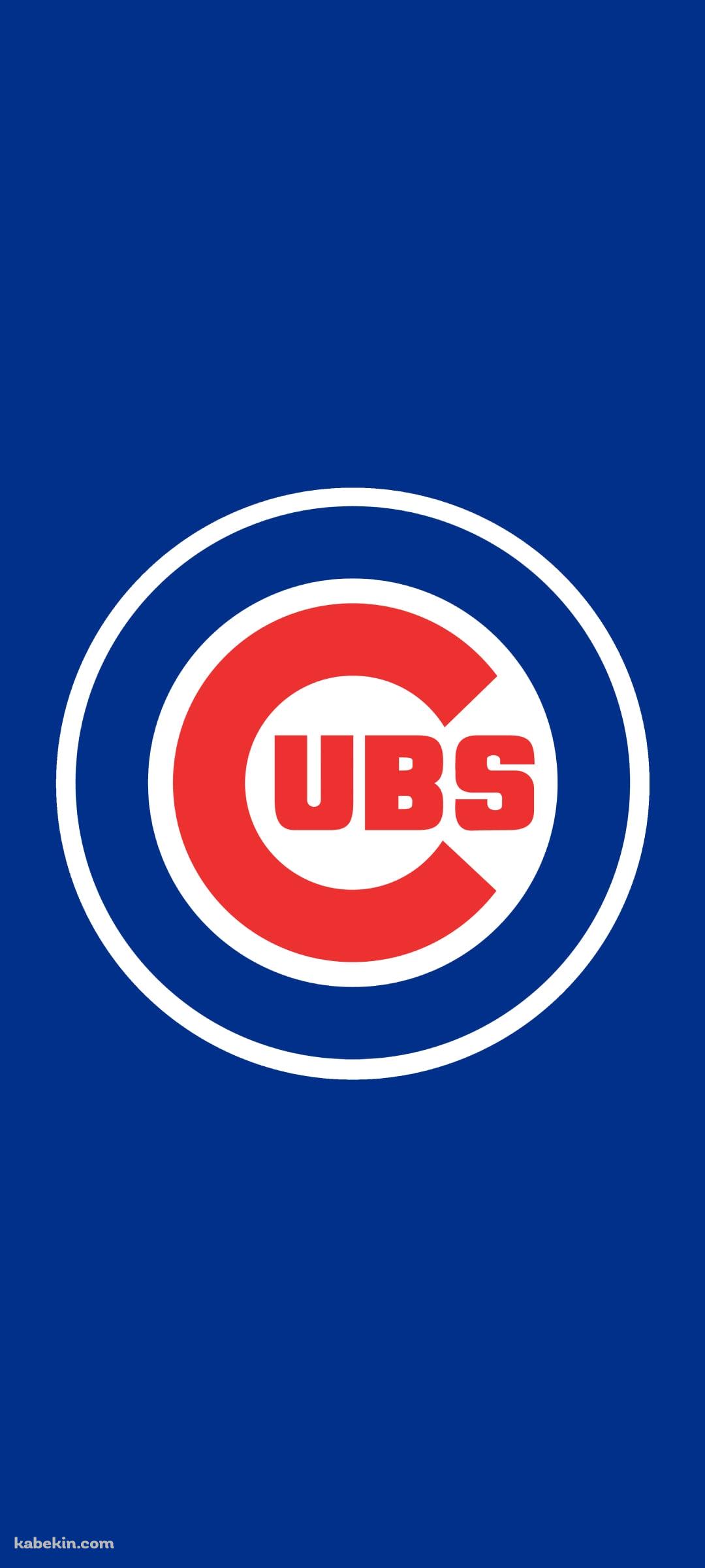 シカゴ・カブス / ロゴ / 青 / Chicago Cubss logo / Blue / CHCのAndroidの壁紙(1080px x 2400px) スマホ用