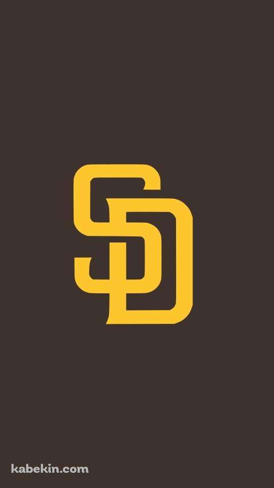 サンディエゴ・パドレス / ロゴ / San diego padres logo / MLBのAndroidの壁紙(540px x 960px) スマホ用