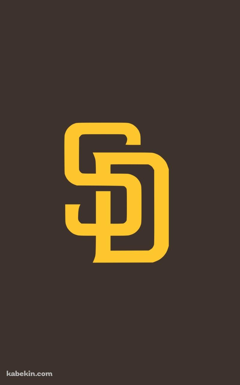 サンディエゴ・パドレス / ロゴ / San diego padres logo / MLBのAndroidの壁紙(800px x 1280px) スマホ用
