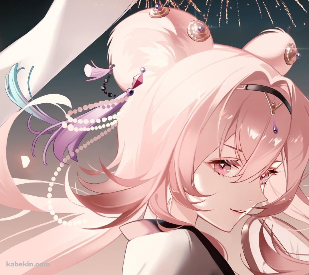 花火とリン・ユーシャ / アークナイツのAndroidの壁紙(1080px x 960px) スマホ用