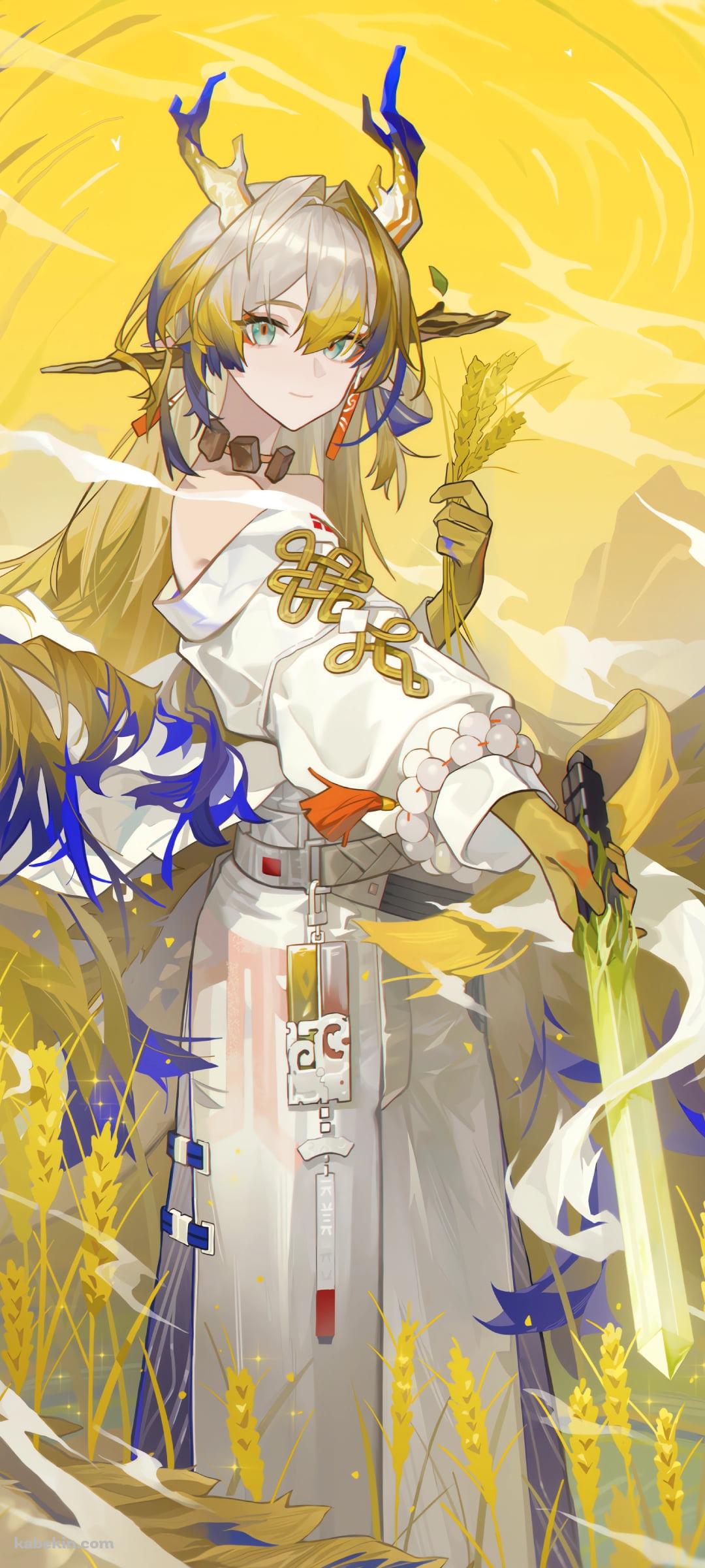 穀物を収穫するスー / アークナイツのAndroidの壁紙(1080px x 2400px) スマホ用