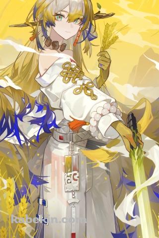 穀物を収穫するスー / アークナイツのAndroidの壁紙(320px x 480px) スマホ用