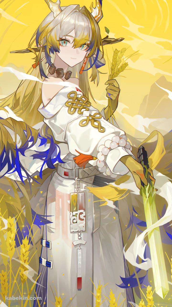 穀物を収穫するスー / アークナイツのAndroidの壁紙(720px x 1280px) スマホ用