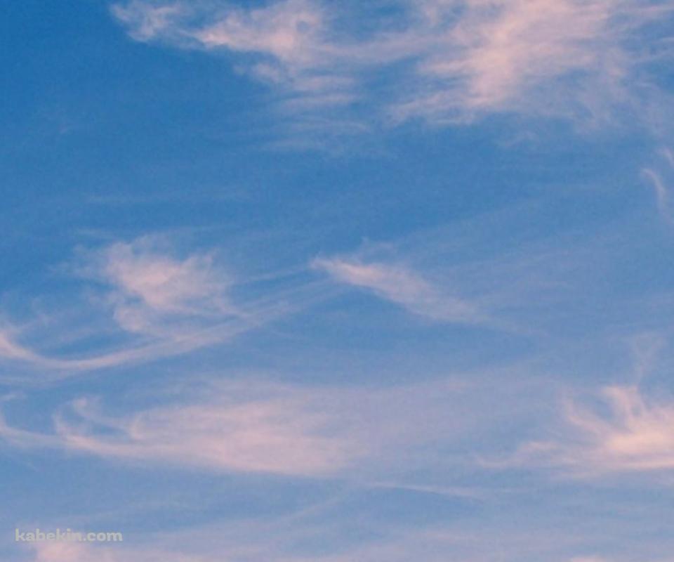 淡い雲 / 秋の空のAndroidの壁紙(960px x 800px) スマホ用