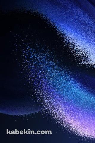 青・紫の細かいパーティクル / CGのAndroidの壁紙(320px x 480px) スマホ用
