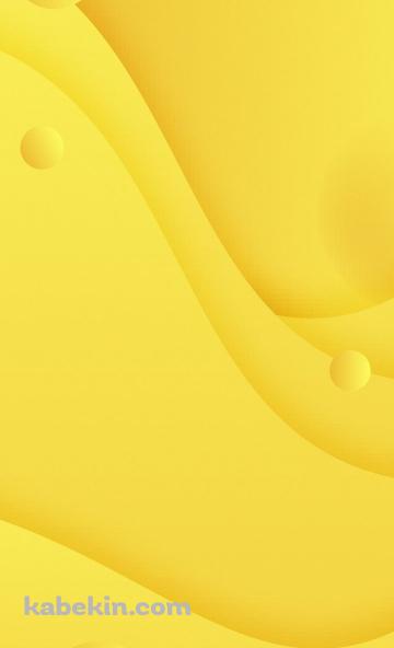 黄色の波形・楕円 / テクスチャーのAndroidの壁紙(360px x 592px) スマホ用