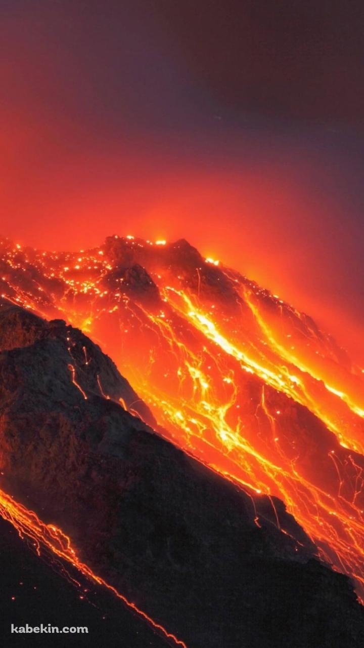 マグマ / 火山 / 熱のAndroidの壁紙(720px x 1280px) スマホ用