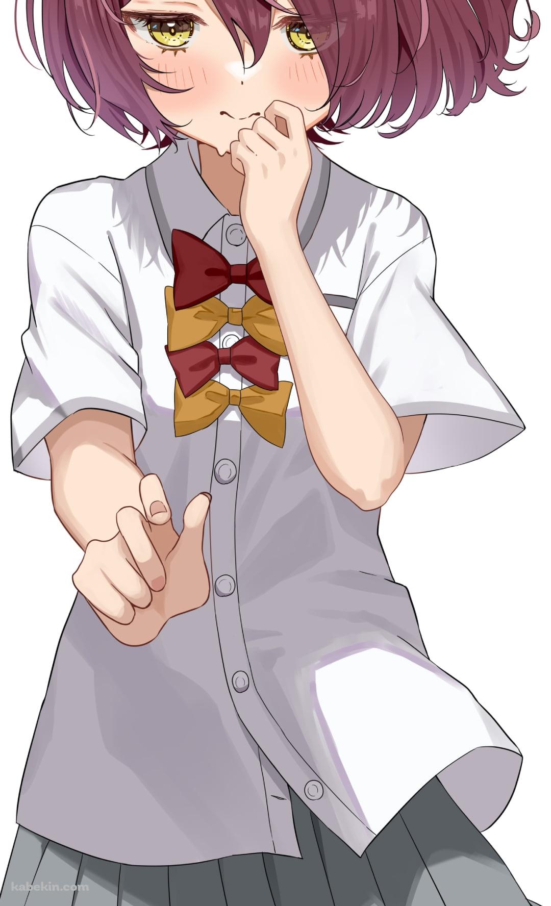 恥ずかしそうな小鞠知花 / 負けヒロインが多すぎる!のAndroidの壁紙(1080px x 1776px) スマホ用