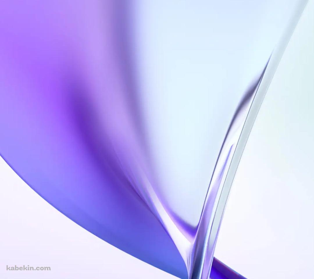 紫の捻じれた水のようなテクスチャーのAndroidの壁紙(1080px x 960px) スマホ用